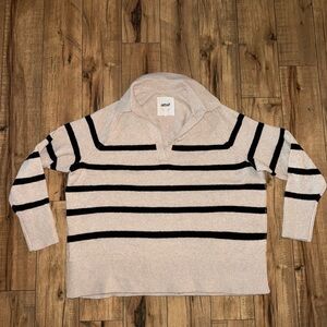 Striped pullover sweater
